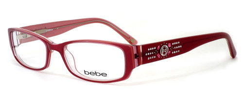bebe Womens Designer Eyeglasses 5031 in Rose :: Rx Single Vision