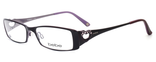 bebe Womens Designer Eyeglasses 5014 in Ruby