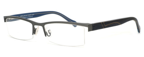 Harry Lary's French Optical Eyewear Kindgdom in Gunmetal (325) :: Custom Left & Right Lens