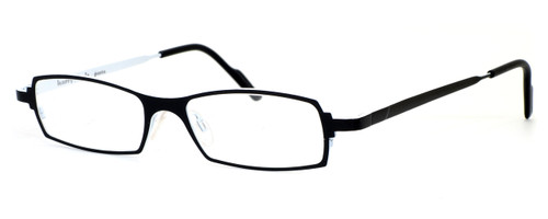 Harry Lary's French Optical Eyewear Victory in Black White (536) :: Custom Left & Right Lens