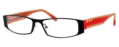 Harry Lary's French Optical Eyewear Volcany in Black Red (101) :: Custom Left & Right Lens