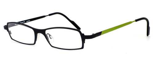 Harry Lary's French Optical Eyewear Victory in Black Green (B02) :: Rx Single Vision