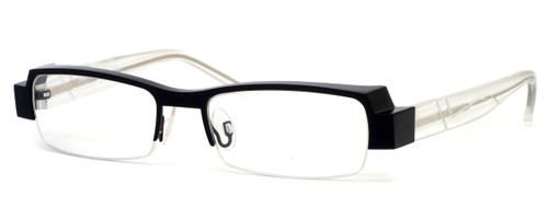 Harry Lary's French Optical Eyewear Galaxy in Black Clear (911) :: Bi-Focal