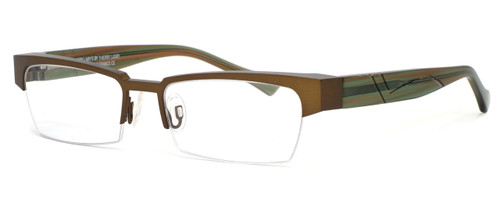 Harry Lary's French Optical Eyewear Idoly in Gold Green (456) :: Bi-Focal