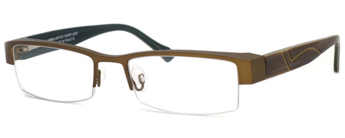 Harry Lary's French Optical Eyewear Dynasty in Gold Green (456) :: Custom Left & Right Lens