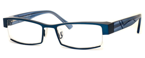 Harry Lary's French Optical Eyewear Eternity in Blue (909) :: Custom Left & Right Lens