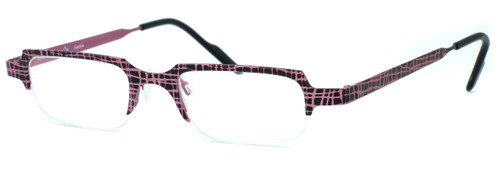 Harry Lary's French Optical Eyewear Kulty in Pink Black (505) :: Custom Left & Right Lens