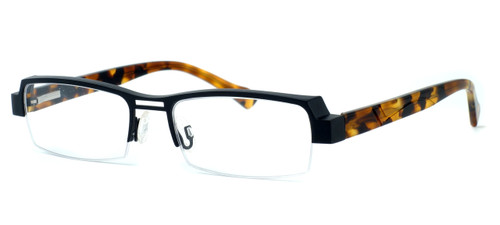 Harry Lary's French Optical Eyewear Trophy in Black Tortoise (101) :: Custom Left & Right Lens