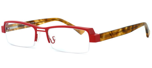 Harry Lary's French Optical Eyewear Trophy in Red Tortoise (360) :: Custom Left & Right Lens