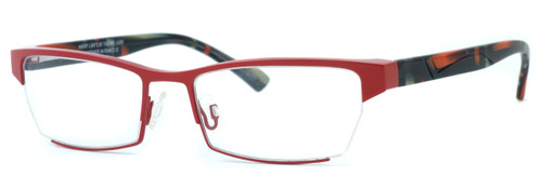 Harry Lary's French Optical Eyewear Utopy in Red Black (Orange (361) :: Custom Left & Right Lens