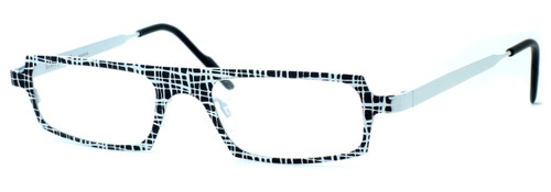 Harry Lary's French Optical Eyewear Starsky in White Black (716) :: Rx Single Vision