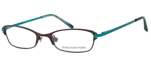 Jones NY Designer Eyeglasses J468 in Brown :: Rx Bi-Focal