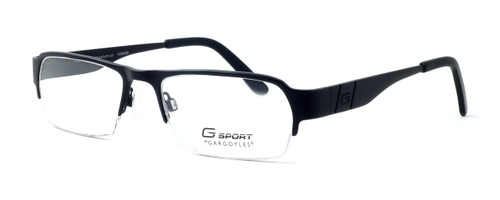 Gargoyles Designer Eyeglasses Eliminator in Black :: Custom Left & Right Lens