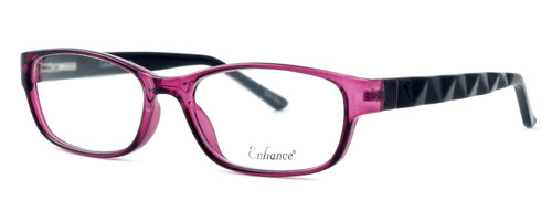 Enhance Optical Designer Eyeglasses 3959 in Purple-Black :: Rx Single Vision