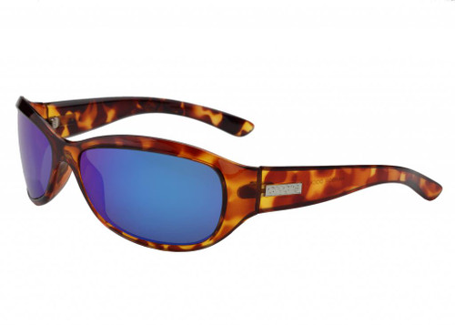 Ono's™ Polarized Sunglasses: Harbor Docks in Tortoise & Blue Mirror