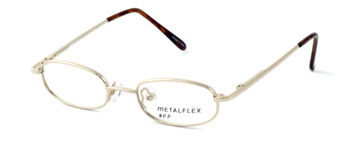 Calabria Kids Fit MetalFlex Designer Eyeglasses FF in Gold :: Custom Left & Right Lens