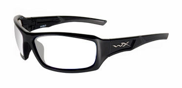 Wiley X Echo in Gloss Black Frame & Clear Lens