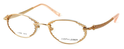 Judith Leiber Womens Designer Eyeglasses JL1635-06 in Gold :: Rx Single Vision