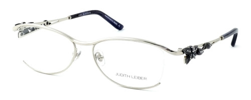 Judith Leiber Womens Designer Eyeglasses JL1647-03 in Silver :: Rx Single Vision