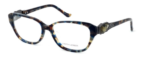 Judith Leiber Womens Designer Eyeglasses JL1695AF-05 in Green Tortoise :: Rx Bi-Focal