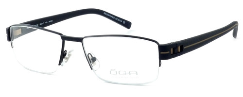 OGA Designer Eyeglasses 7923O-NN062 in Black & Brown :: Rx Single Vision