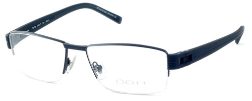 OGA Designer Eyeglasses 7923O-BB061 in Black & Blue :: Progressive