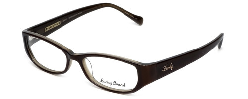 Lucky Brand Designer Eyeglasses Sadie in Brown/Olive Pearl :: Custom Left & Right Lens