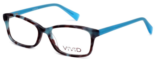 Calabria Viv 854 Designer Eyeglasses in Demi-Blue :: Progressive