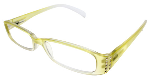 Profile View of Picasso Verde Reading Glasses (Picasso-Verde)