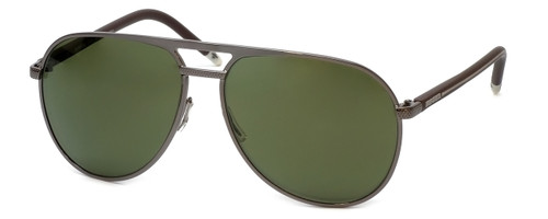 Harley-Davidson Official Designer Sunglasses HD2000-08Q in Gunmetal Frame with Carl Zeiss Green Lens