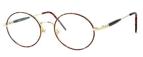 Regency International Designer Eyeglasses Prep in Amber & Gold 49mm :: Progressive