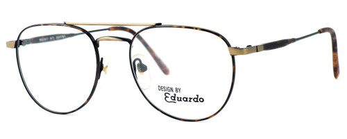 Regency International Designer Eyeglasses Geoffrey Antique & Gold Tortoise 53mm :: Progressive