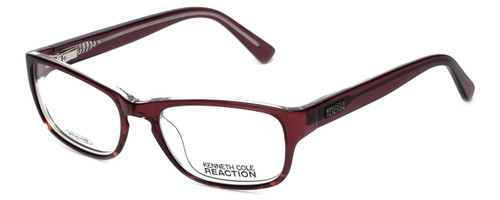 Kenneth Cole Reaction Designer Reading Glasses KC0743-050 in Transparent-Burgundy