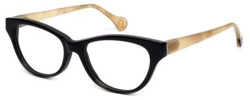 Calabria Elite Designer Eyeglasses CEBH125 in Grey Tan & Horn :: Rx Single Vision