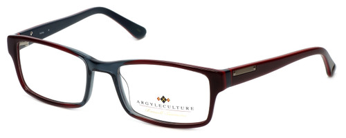 Argyleculture Designer Eyeglasses Mobley in Grey-Red :: Custom Left & Right Lens