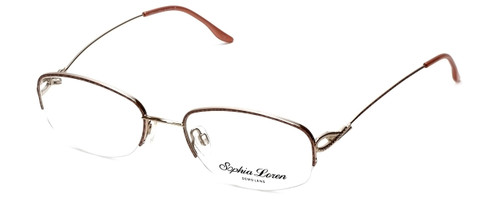 Sophia Loren M187 Designer Eyeglasses in Pink :: Progressive