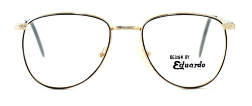 Regency International Designer Reading Glasses Dover in Gold Grey 55mm