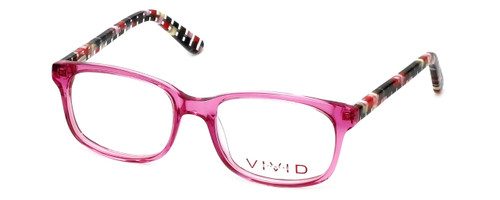 Calabria Viv Designer Eyeglasses 144 in Pink :: Progressive