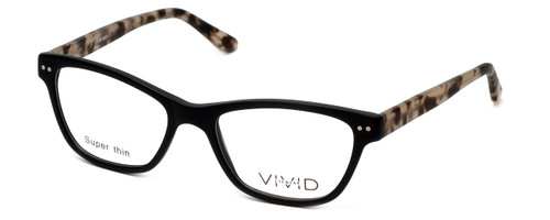 Calabria Viv Designer Eyeglasses 867 in Matte-Black-Demi :: Rx Bi-Focal