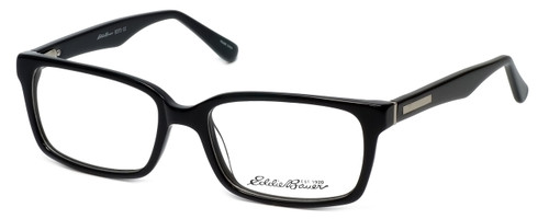 Eddie Bauer Designer Eyeglasses EB8370-Black in Black 54mm :: Rx Single Vision