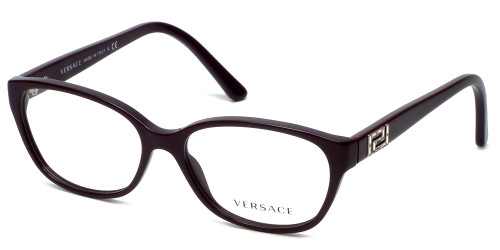 Versace Designer Eyeglasses 3189B-5066 in Purple 54mm :: Rx Single Vision