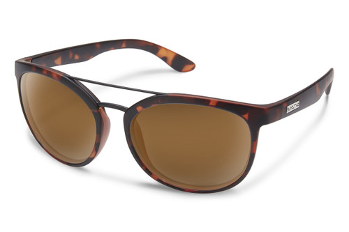 Suncloud Liberty Polarized Sunglasses Matte-Black/Grey, OR Tortoise Havana/Brown