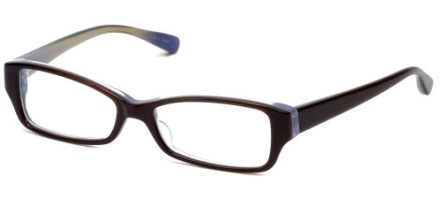 Paul Smith Designer Eyeglasses PS410-UMPW in Brown Blue 51mm :: Progressive