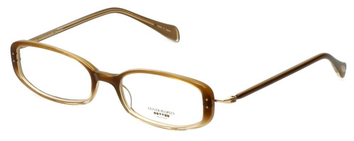 Oliver Peoples Designer Eyeglasses Chrisette TZGR in Topaz Gradient 49mm :: Custom Left & Right Lens