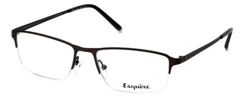 Esquire Semi-Rimless Stainless Steel Eyeglasses EQ1520 Gun Metal 54mm Rx BiFocal