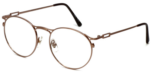 Regency Designer Eyeglasses New York in Brown 51mm :: Rx Single Vision