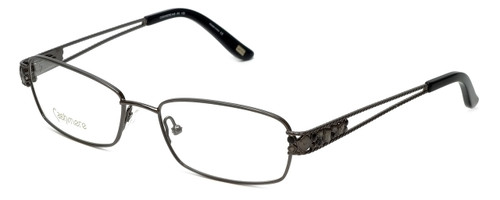 Silver Dollar Designer Eyeglasses Cashmere 446 in Graphite 53mm :: Custom Left & Right Lens