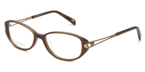 Silver Dollar Designer Eyeglasses Cashmere 463 in Honey 50mm :: Custom Left & Right Lens