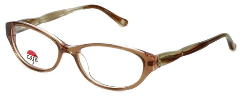 Silver Dollar Designer Eyeglasses Café 3484 in Fawn 53mm :: Rx Single Vision