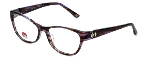 Silver Dollar Designer Eyeglasses Café 3201 in Brown Lilac 53mm :: Progressive